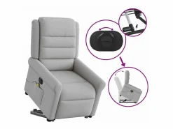 Sillón De Masaje|Sillón de salón | Silla | Sillón de masaje eléctrico reclinable elevable tela nube SHL2831