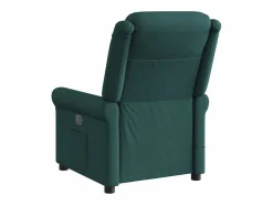 Sillón de salón | Silla | Sillón de masaje reclinable de tela verde oscuro SHL5405^ New