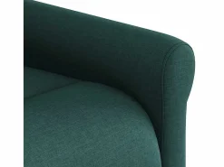 Sillón de salón | Silla | Sillón de masaje reclinable de tela verde oscuro SHL5405^ New
