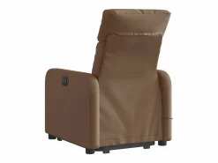 Sillón de salón | Silla | Sillón de masaje eléctrico reclinable elevable tela marrón SHL7849^ Discount