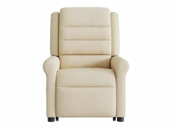 Sillón de salón | Silla | Sillón de masaje eléctrico reclinable elevable tela SHL5886 Crema Discount