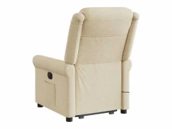 Sillón de salón | Silla | Sillón de masaje eléctrico reclinable elevable tela SHL5886 Crema Discount