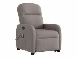 Sillón de salón | Silla | Sillón de masaje eléctrico reclinable elevable tela taupé SHL7158 Topo Sale