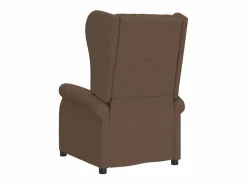 Sillón Relax|Sillón de salón | Silla | Sillón orejero reclinable eléctrico tela marrón SHL5999