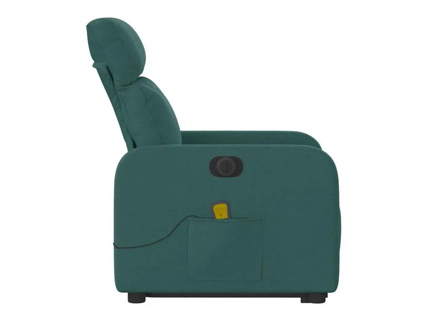 Sillón de salón | Silla | Sillón masaje eléctrico reclinable elevable tela verde oscuro SHL5032 Verde pino Sale