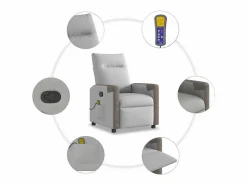 Sillón De Masaje|Sillón de salón | Silla | Sillón de masaje reclinable de tela nube SHL8277
