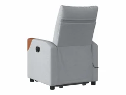 Sillón De Masaje|Sillón de salón | Silla | Sillón de masaje reclinable de pie de tela claro SHL7393