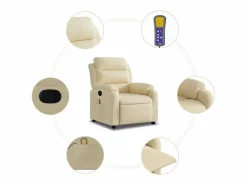 Sillón de salón | Silla | Sillón de masaje reclinable de tela SHL8258^ Best