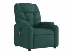 Sillón de salón | Silla | Sillón de masaje reclinable de tela verde oscuro SHL4163^ Hot