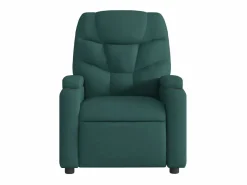 Sillón de salón | Silla | Sillón de masaje reclinable de tela verde oscuro SHL4163^ Hot