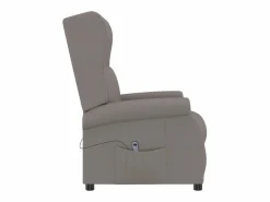 Sillón de salón | Silla | Sillón orejero reclinable eléctrico tela taupe SHL5102 Topo Discount