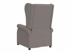 Sillón de salón | Silla | Sillón orejero reclinable eléctrico tela taupe SHL5102 Topo Discount