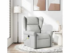Sillón de salón | Silla | Sillón de masaje reclinable de tela nube SHL4994 Gris New