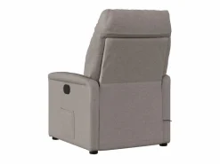 Sillón de salón | Silla | Sillón de masaje reclinable de tela gris taupé SHL9515^ Discount