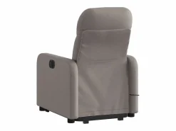 Sillón de salón | Silla | Sillón de masaje eléctrico reclinable elevable tela taupé SHL5914^ Best