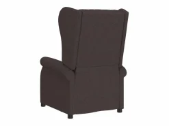 Sillón de salón | Silla | Sillón orejero reclinable eléctrico de tela marrón oscuro SHL3871 Marru00f3n Sale