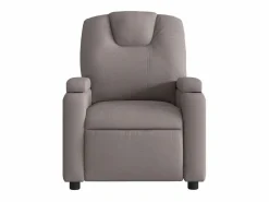 Sillón de salón | Silla | Sillón de masaje reclinable de tela gris taupé SHL6800 Topo Best