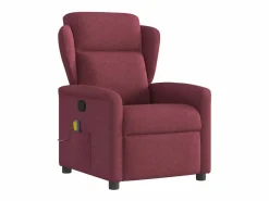 Sillón De Masaje|Sillón de salón | Silla | Sillón de masaje reclinable de tela color vino tinto SHL9983