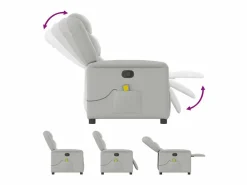 Sillón de salón | Silla | Sillón de masaje reclinable de tela nube SHL5100^