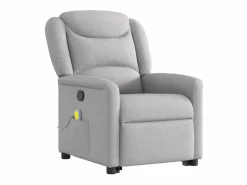 Sillón de salón | Silla | Sillón de masaje reclinable de pie de tela nube SHL9179 Gris Best