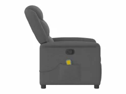 Sillón De Masaje|Sillón de salón | Silla | Sillón de masaje reclinable de tela gris oscuro SHL7928