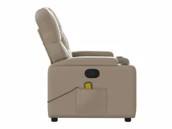 Sillón de salón | Silla | Sillón de masaje reclinable cuero sintético color capuchino SHL6533 Marru00f3n Online