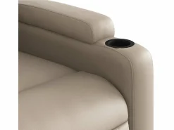 Sillón de salón | Silla | Sillón de masaje reclinable cuero sintético color capuchino SHL6533 Marru00f3n Online