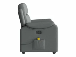 Sillón de salón | Silla | Sillón de masaje reclinable de tela gris oscuro SHL8546^ Outlet