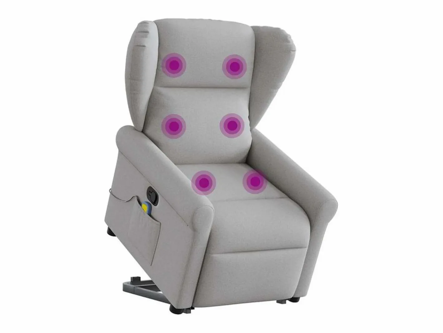 Sillón de salón | Silla | Sillón de masaje reclinable de pie de tela nube SHL6599^ Discount