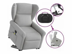 Sillón de salón | Silla | Sillón de masaje reclinable de pie de tela nube SHL6599^ Discount