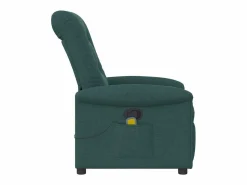 Sillón de salón | Silla | Sillón de masaje reclinable de tela verde oscuro SHL2651 Verde pino Hot