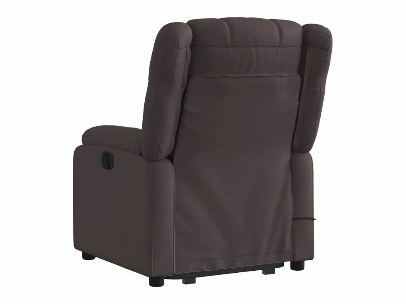Sillón de salón | Silla | Sillón masaje eléctrico reclinable elevable tela marrón oscuro SHL5431^ Outlet