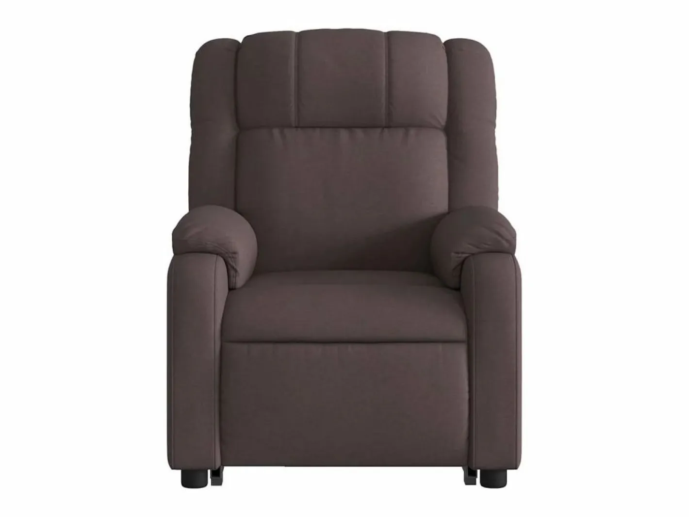 Sillón de salón | Silla | Sillón masaje eléctrico reclinable elevable tela marrón oscuro SHL5431^ Outlet