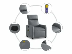 Sillón De Masaje|Sillón de salón | Silla | Sillón de masaje reclinable cuero sintético SHL9241