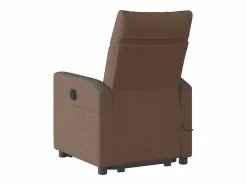 Sillón de salón | Silla | Sillón de masaje eléctrico reclinable elevable tela marrón SHL4706 Marru00f3n
