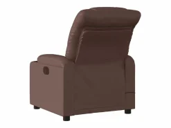 Sillón de salón | Silla | Sillón de masaje reclinable eléctrico cuero sintético marrón SHL5281 Marru00f3n Online