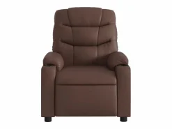 Sillón de salón | Silla | Sillón de masaje reclinable eléctrico cuero sintético marrón SHL5281 Marru00f3n Online