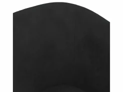 Sillón de salón | Silla de relax | Sillón de terciopelo SHL8751 Negro Outlet