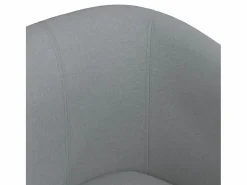 Sillón Estilo Cabriolet|Sillón de salón | Silla de relax con taburete tela claro SHL9830