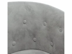 Sillón de salón | Silla de relax | Sillón de terciopelo claro SHL3525 Gris Online