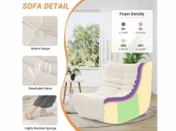 Sillón de sillón de en - asiento profundo 62 cm - 80x85x84cm^DripeX