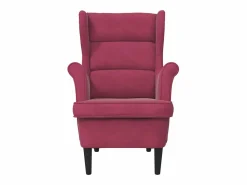 Sillón de tela color vino^vidaxl Hot