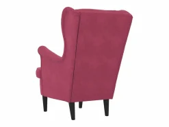 Sillón de tela color vino^vidaxl Hot