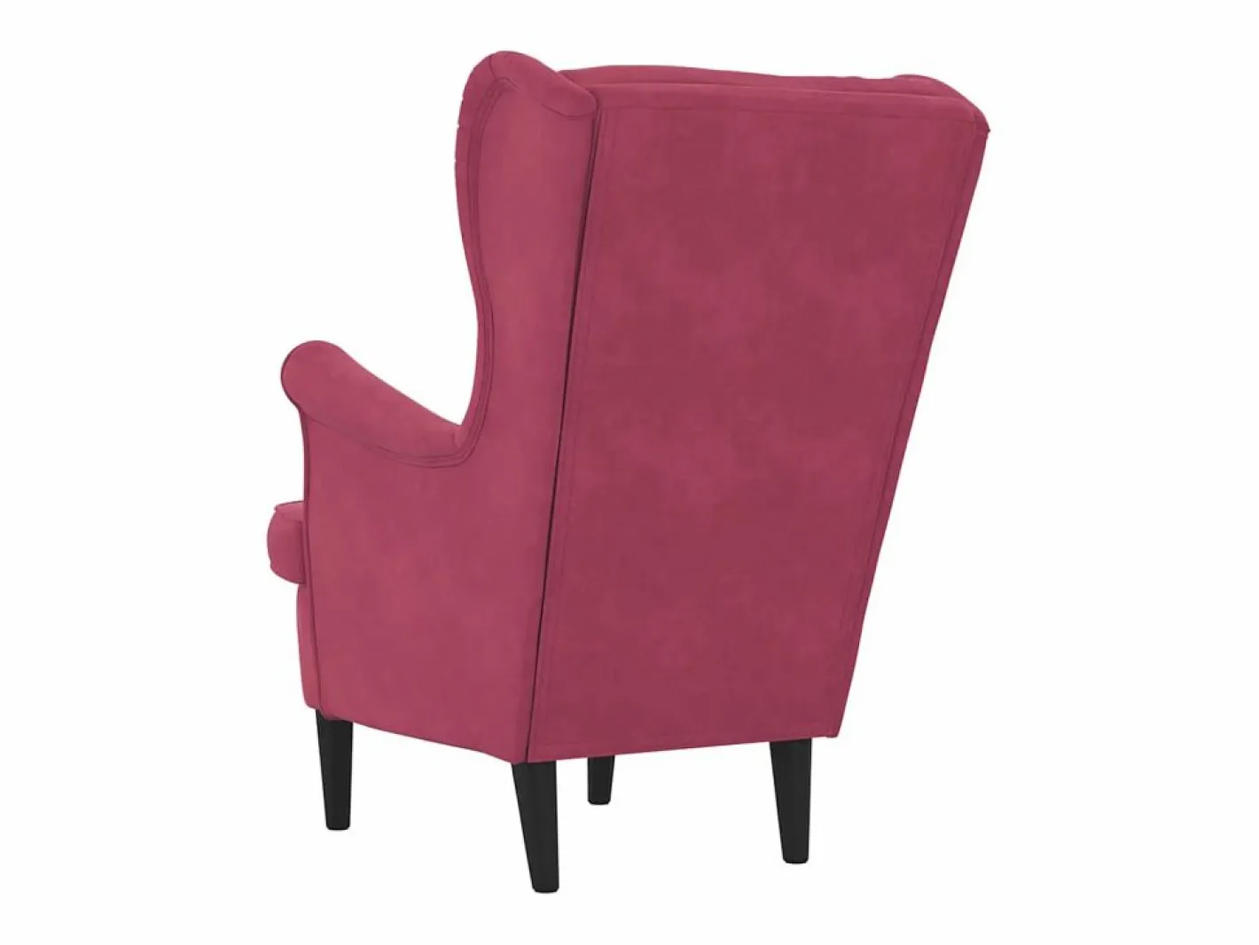 Sillón de tela color vino^vidaxl Hot