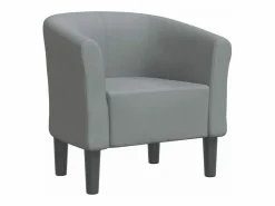 vidaxl Sillón de tela claro Gris Outlet