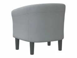 vidaxl Sillón de tela claro Gris Outlet