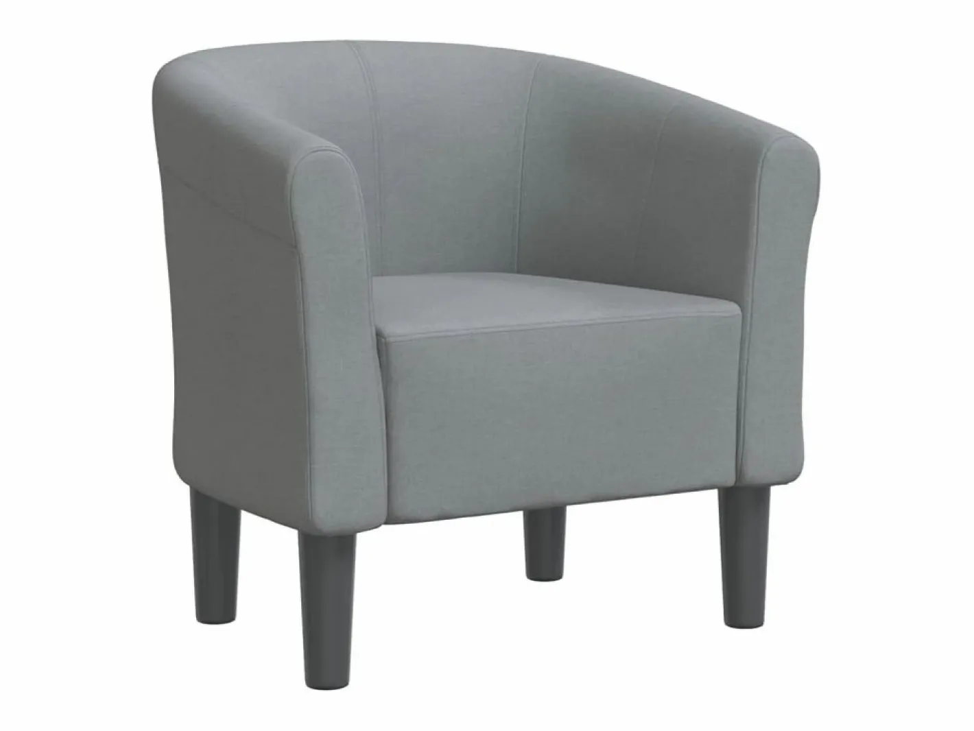Clicnbuy Sillón Estilo Cabriolet|Sillón de tela claro