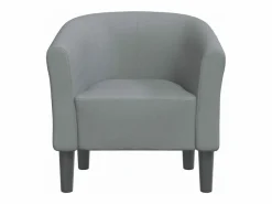 Clicnbuy Sillón Estilo Cabriolet|Sillón de tela claro