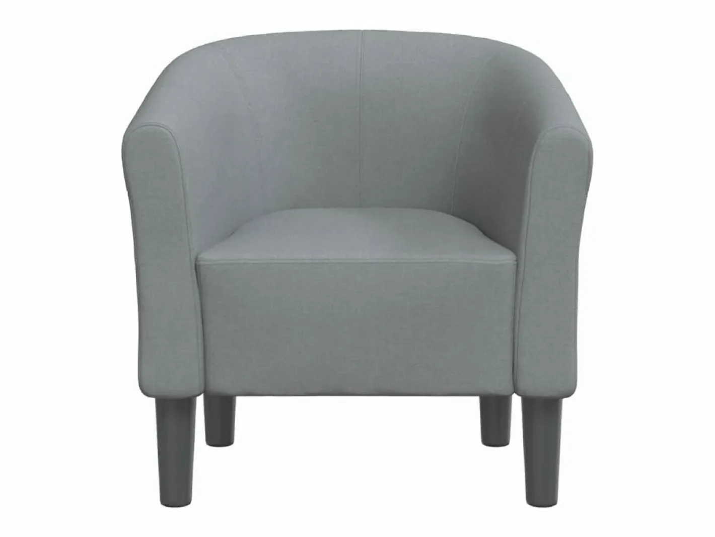 Clicnbuy Sillón Estilo Cabriolet|Sillón de tela claro