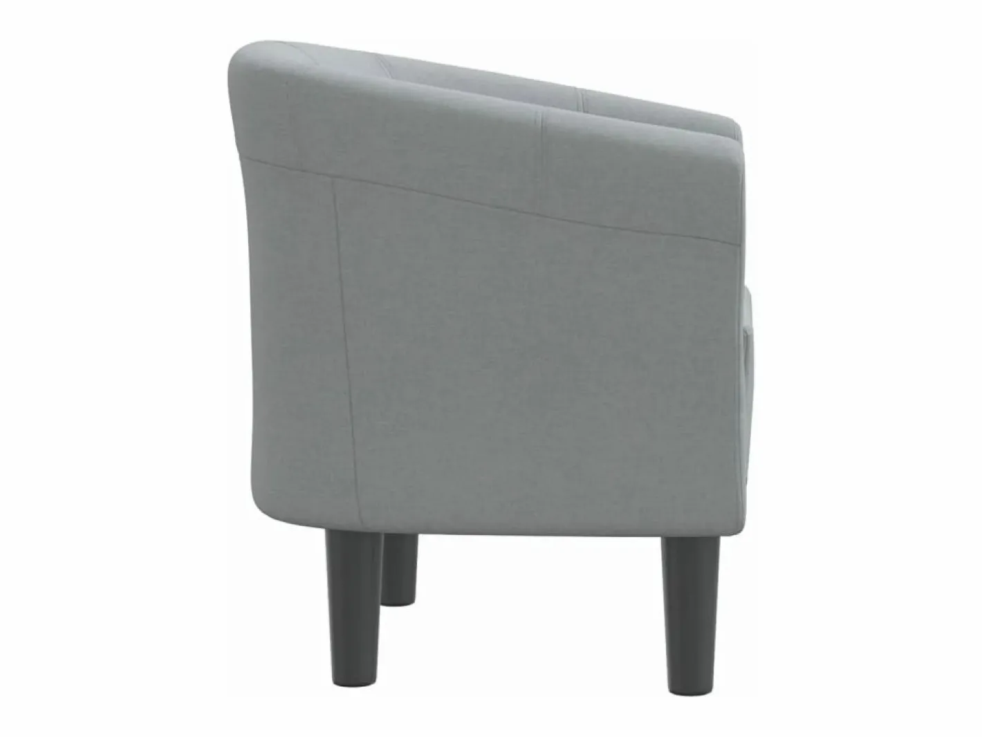Clicnbuy Sillón Estilo Cabriolet|Sillón de tela claro